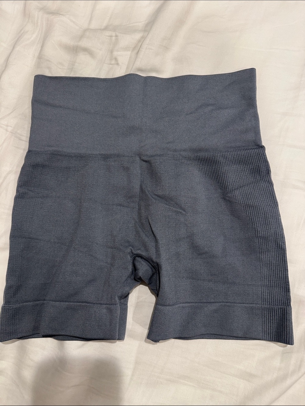 SET Active High-Waist Seamless Bike Shorts - Charcoal Gray